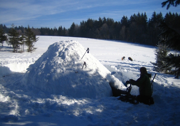 Schneehöhle am Feldberg